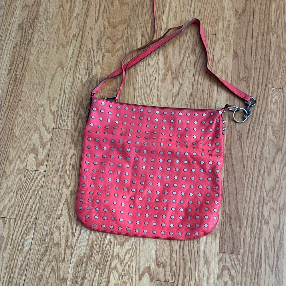 Rebecca Minkoff Coral Studded Shoulder Bag Oversized Clutch 🪸🐠